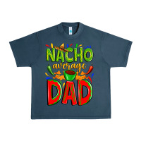 Midnight Navy nacho average dad Urban Heavy Tee - Zillion Design Studio
