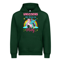 Forest Green unicorns are born in may Urban Hoodie - Jasminsmagicworld