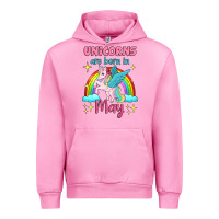 Fuchsia Pink unicorns are born in may Urban Hoodie - Jasminsmagicworld