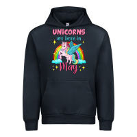 Navy unicorns are born in may Urban Hoodie - Jasminsmagicworld