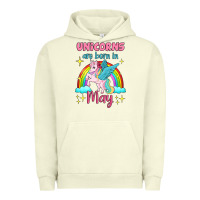 Pigment Pistachio unicorns are born in may Urban Hoodie - Jasminsmagicworld