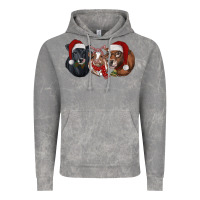 Cloud Rock Christmas Cows Vintage Hoodie - RanaPortraitStore