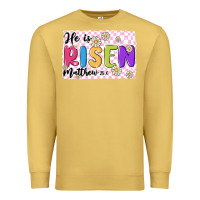 Antique Gold checkered risen Premium Sweatshirt - MaliasSmallBusiness