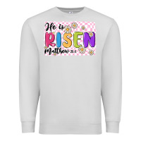 Dove Grey checkered risen Premium Sweatshirt - MaliasSmallBusiness