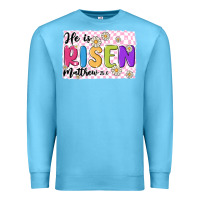 Ocean Blue checkered risen Premium Sweatshirt - MaliasSmallBusiness