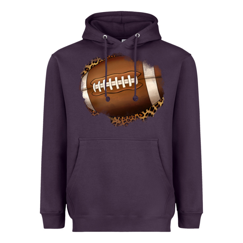 Leopard American Football Patch Heavyweight Hoodie by Jasminsmagicworld | Teevron