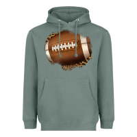 Sage leopard american football patch Heavyweight Hoodie - Jasminsmagicworld