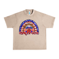 French Oak america rainbow Urban Heavy Tee - BarkalooDesign