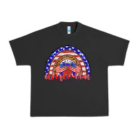 Pigment Black america rainbow Urban Heavy Tee - BarkalooDesign