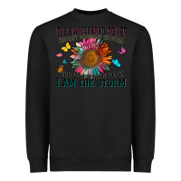 Black they whispered to her you can't withstand the stor Heavyweight Sweatshirt - Zillion Design Studio