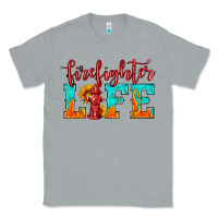Heather Grey firefighter life Classic Tee - HRA Design Shop