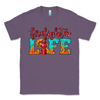 Lavender firefighter life Classic Tee - HRA Design Shop