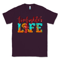 Plum firefighter life Classic Tee - HRA Design Shop