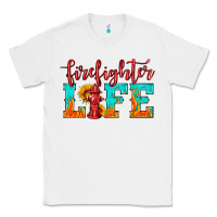 White firefighter life Classic Tee - HRA Design Shop