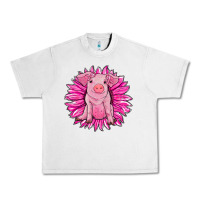 Lunar Rock pink sunflower pig Urban Heavy Tee - RanaPortraitStore