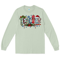 Matcha teacher christmas Long Sleeve Tee - RacoonDesign