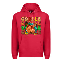 Cardinal gobble gobble gobble gobble turkey Premium Hoodie - MaliasSmallBusiness