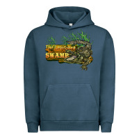 Pigment Midnight Navy the louisiana swamp Urban Hoodie - BarkalooDesign