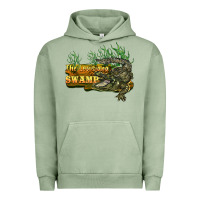 Pigment Oil Green the louisiana swamp Urban Hoodie - BarkalooDesign