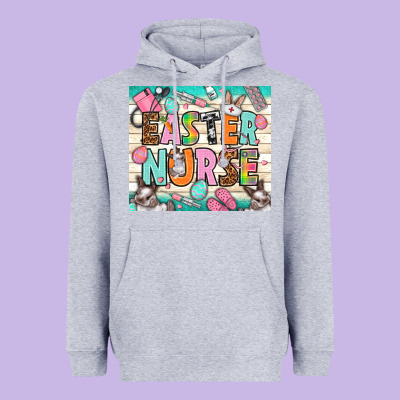 Easter Day Nurse Heavyweight Hoodie Designed By Nancycooperartshop
