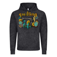 Vintage Black quilting life western Vintage Hoodie - texasbilliewilder