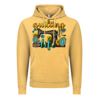 Vintage Mustard quilting life western Vintage Hoodie - texasbilliewilder