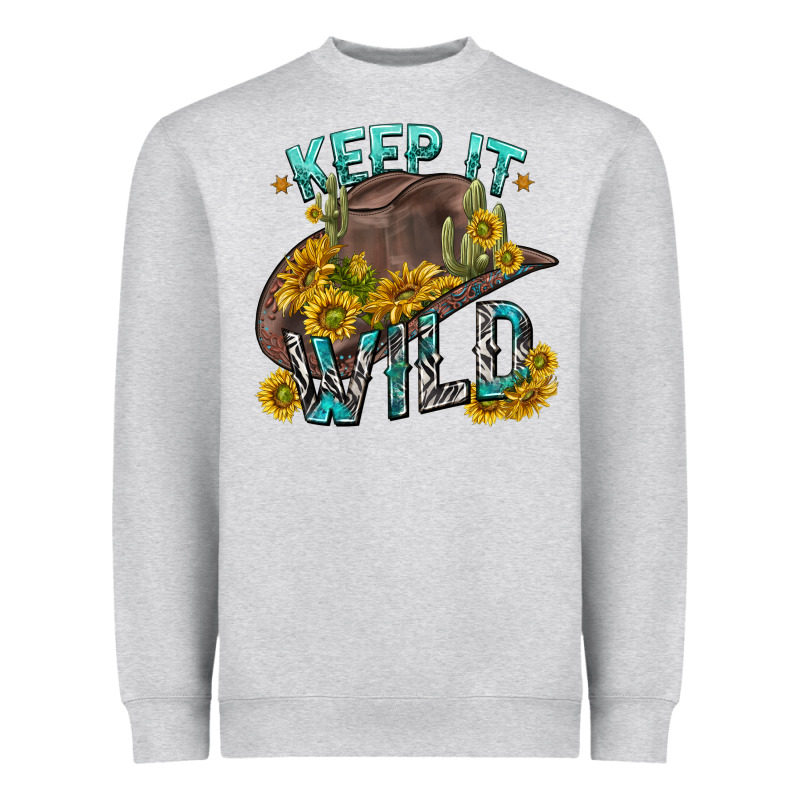 Keep It Wild Tbw Heavyweight Sweatshirt by texasbilliewilder | Teevron