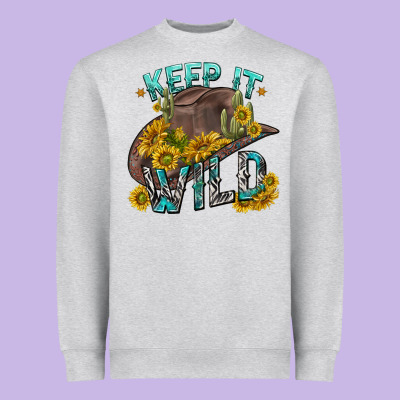 Heavyweight Sweatshirt keep it wild tbw