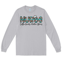 Moon Dust coffee scrubs and rubber gloves Long Sleeve Tee - CowhideDigitalArt