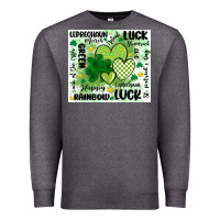 Charcoal Heather st patricks day Premium Sweatshirt - MaliasSmallBusiness