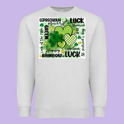St Patricks Day Premium Sweatshirt Designed By Maliassmallbusiness