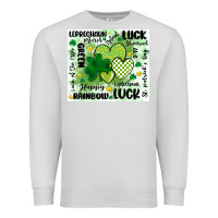 Dove Grey st patricks day Premium Sweatshirt - MaliasSmallBusiness