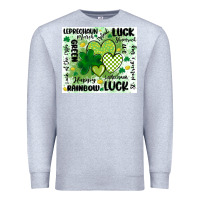 Heather Grey st patricks day Premium Sweatshirt - MaliasSmallBusiness