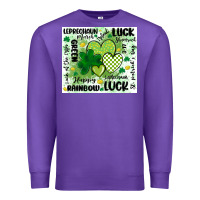 Purple st patricks day Premium Sweatshirt - MaliasSmallBusiness