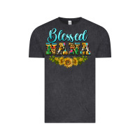 Vintage Black blessed nana Vintage Tee - BarkalooDesign