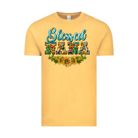 Vintage Mustard blessed nana Vintage Tee - BarkalooDesign