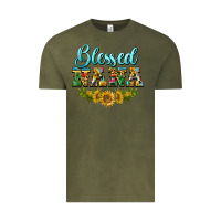 Vintage Olive blessed nana Vintage Tee - BarkalooDesign