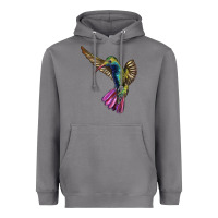 Storm Flying Ruby Throated Hummingbird Heavyweight Hoodie - LillyAllenDesigns