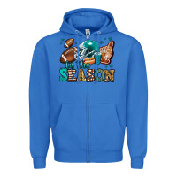 True Royal tis the season american football Zipper Hoodie - Jasminsmagicworld