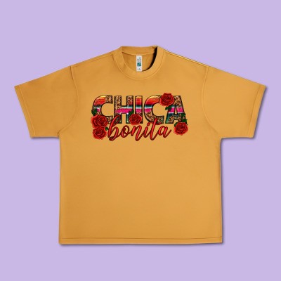 Chica Bonita Urban Heavy Tee Designed By Texasbilliewilder