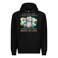 Black A Pinch Of Patience a Das Of Kindness Premium Hoodie - MaliasSmallBusiness