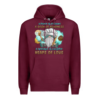 Burgundy A Pinch Of Patience a Das Of Kindness Premium Hoodie - MaliasSmallBusiness