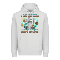 Dove Grey A Pinch Of Patience a Das Of Kindness Premium Hoodie - MaliasSmallBusiness