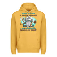 Mustard A Pinch Of Patience a Das Of Kindness Premium Hoodie - MaliasSmallBusiness