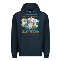 Navy A Pinch Of Patience a Das Of Kindness Premium Hoodie - MaliasSmallBusiness