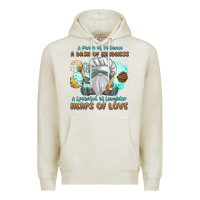 Oatmeal Heather A Pinch Of Patience a Das Of Kindness Premium Hoodie - MaliasSmallBusiness