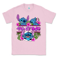 Bubblegum Pink preview flower stitch  4th grade Classic Tee - AdoDesignShop