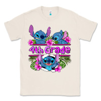 Natural preview flower stitch  4th grade Classic Tee - AdoDesignShop