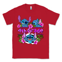 Red preview flower stitch  4th grade Classic Tee - AdoDesignShop