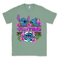 Sage preview flower stitch  4th grade Classic Tee - AdoDesignShop